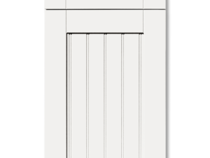 Brilliant White Shaker Door