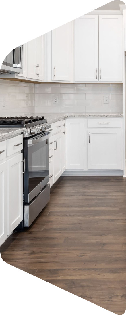 Refreshed kitchen with new doors
